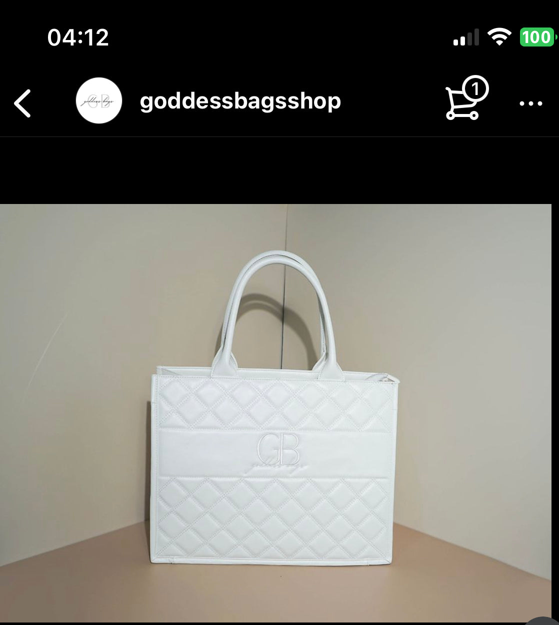 White purse