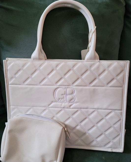 White purse